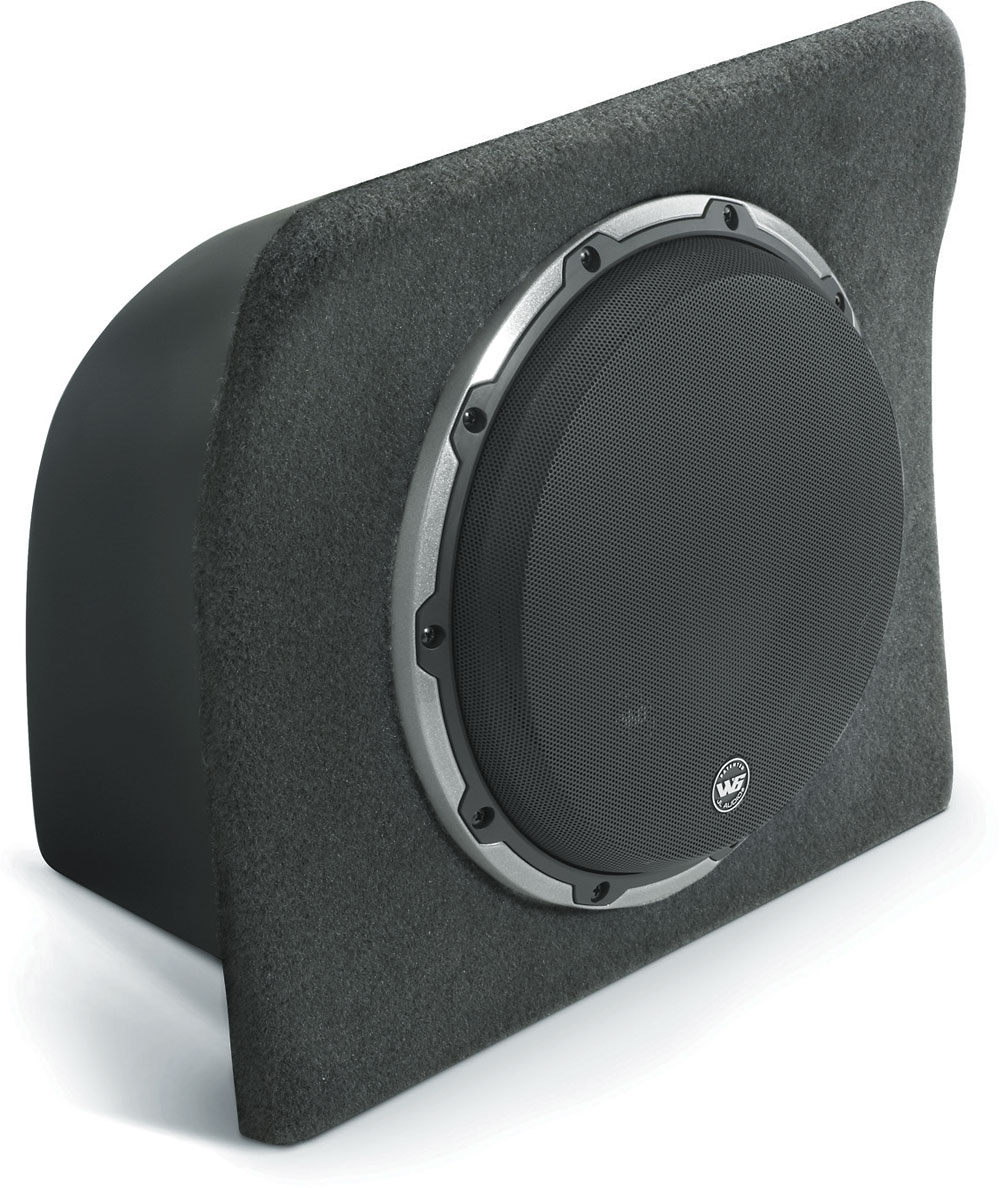 JL Audio Stealthbox® (Charcoal) Customfit fiberglass enclosure with 10" W6v2 subwoofer Fits
