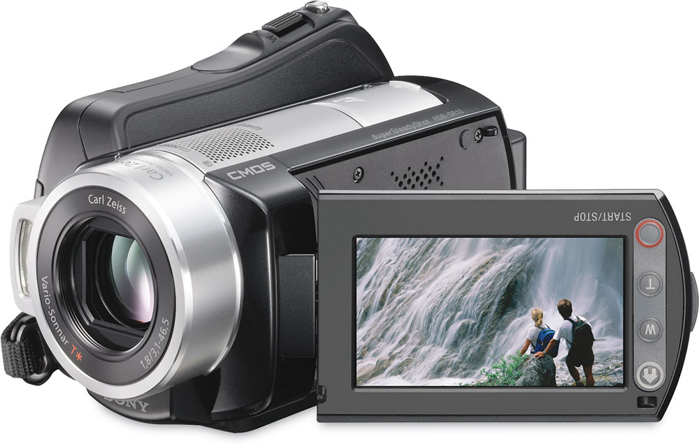 Sony HDR-SR10 40GB high-definition hard drive camcorder at Crutchfield.com