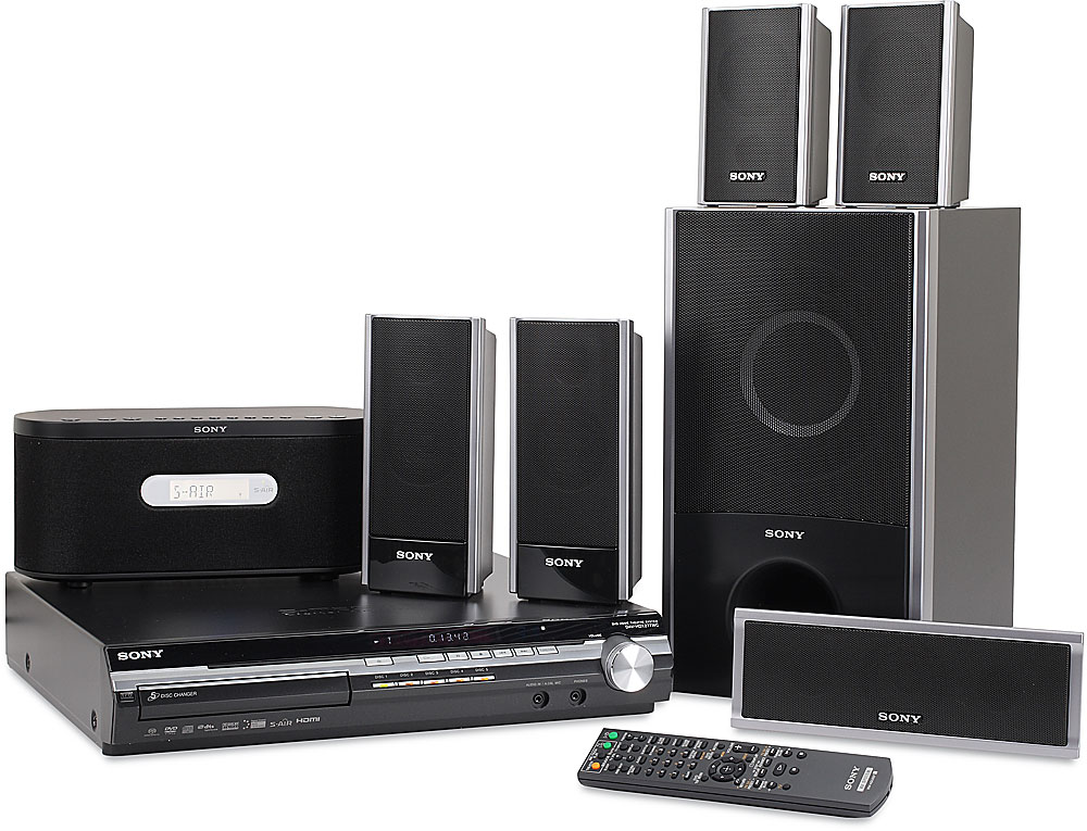 Sony DAVHDX277WC 5disc BRAVIA® DVD home theater system with iPod® dock & wireless secondroom