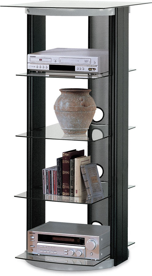 Bello Stereo Rack Customer Reviews: Bell'O AT-2567 5-shelf audio/video component stand at ...