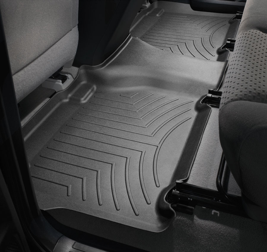 WeatherTech DigitalFit® FloorLiner™ (Black) Large rear liners at ...