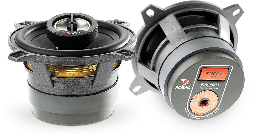 Focal Polyglass 100 CVX 4" 2way speakers at Crutchfield