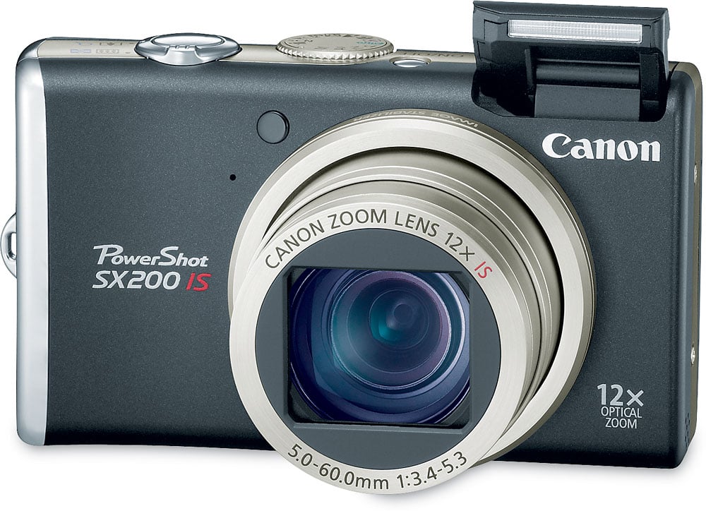 Canon PowerShot SX200 IS (Black) 12.1megapixel digital camera with 12X