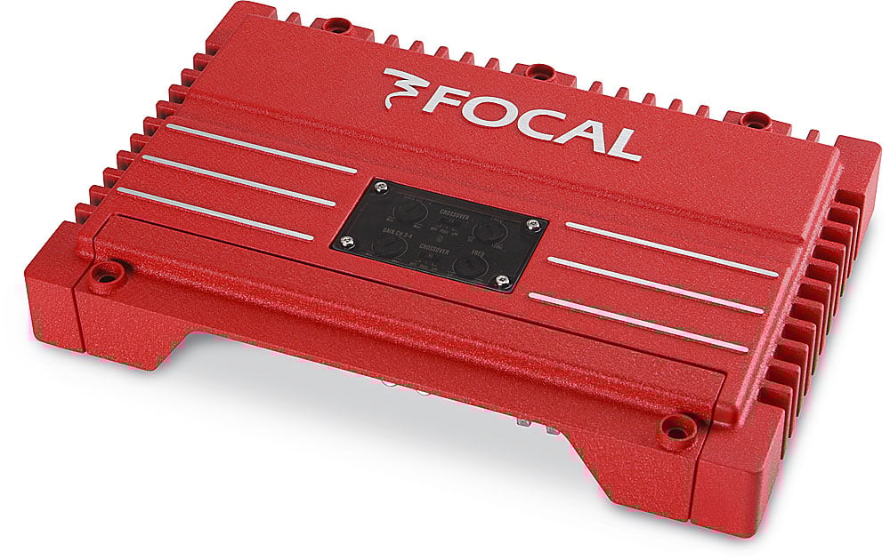 Focal Solid 4 (Red) 4channel car amplifier — 75 watts RMS x 4 at