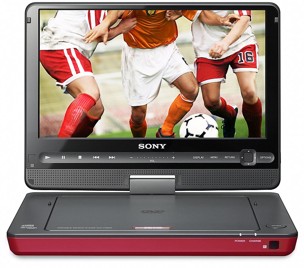 Sony DVPFX930 (Red) Portable DVD player with 9" screen at