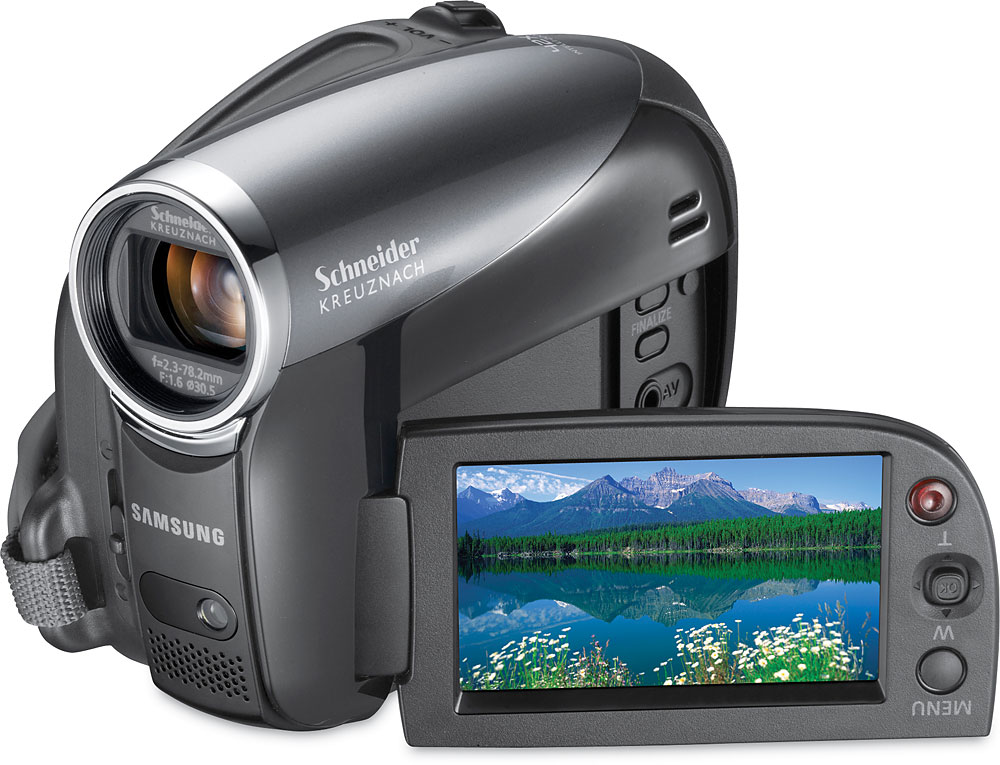 Samsung SC DX205 DVD SDHC Memory Card Camcorder With High speed USB Port At Crutchfield