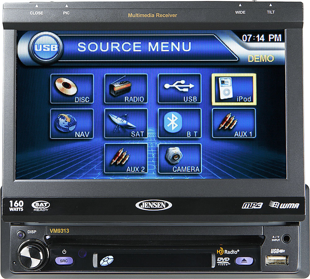 Jensen Vm9313 Dvd Receiver At Crutchfield