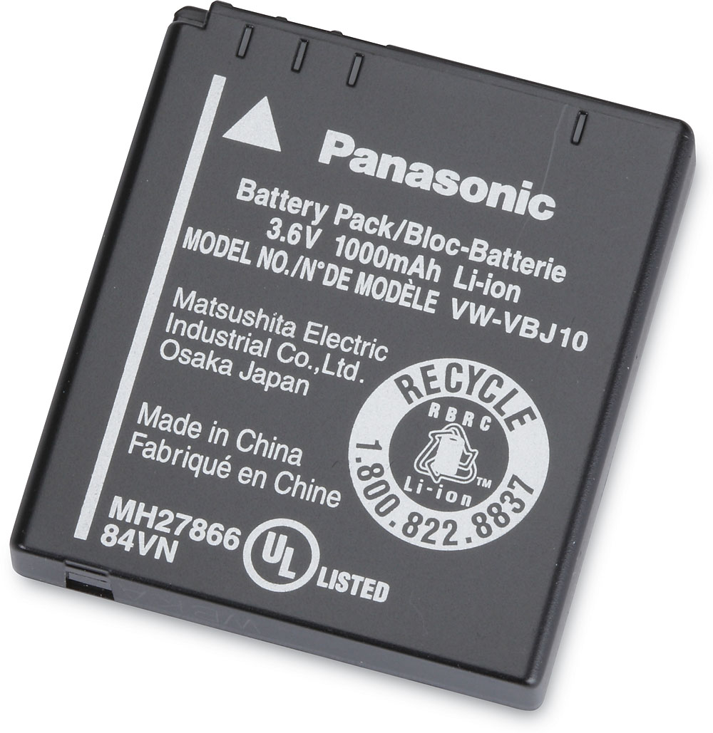 Panasonic VWVBJ10 Rechargeable battery for select Panasonic camcorders