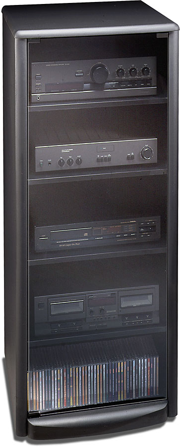 Techcraft Sf50 5 Shelf Audio Component Cabinet At Crutchfield