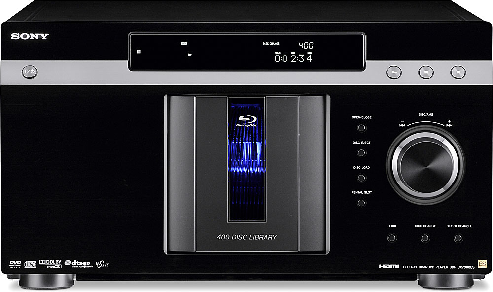 Sony ES BDPCX7000ES Bluray Disc™ highdefinition MegaChanger at