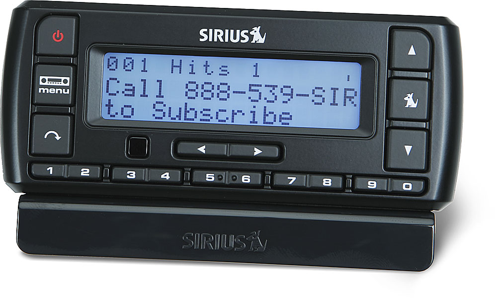 SIRIUS Stratus 5 Dock & Play satellite radio with car accessories at