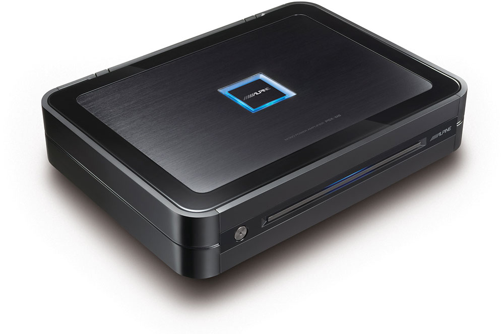 Alpine PDX-M6 Mono sub amplifier — 600 watts RMS x 1 at 2 ohms at