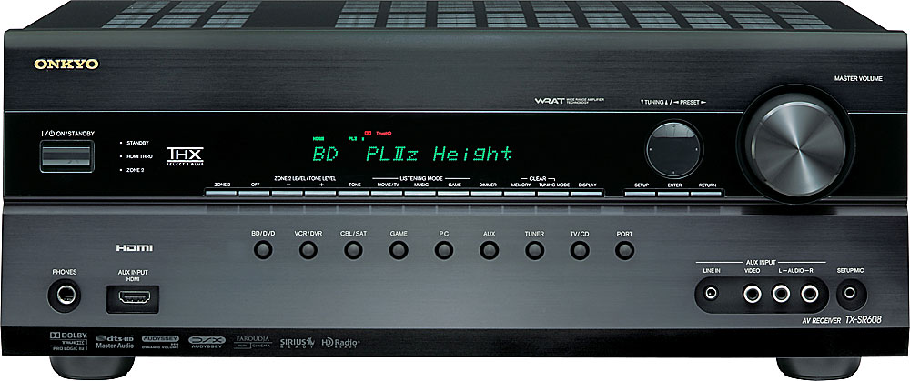 Customer Reviews: Onkyo TX-SR608 Home theater receiver with 3D