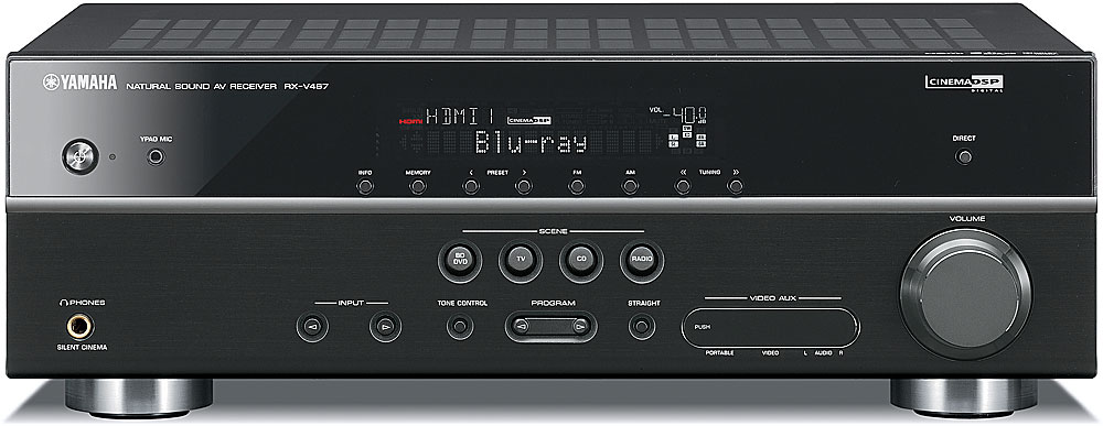 Customer Reviews: Yamaha RX-V467 Home theater receiver with 3D