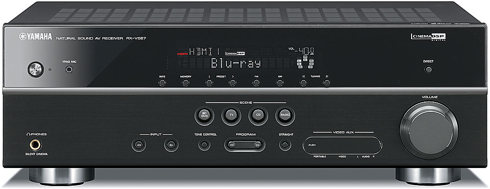 Customer Reviews: Yamaha RX-V567 Home theater receiver with 3D