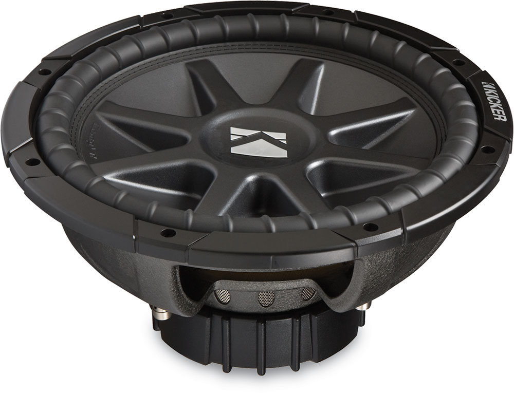 Kicker 10CVR122 CompVR 12" subwoofer with dual 2ohm voice coils at