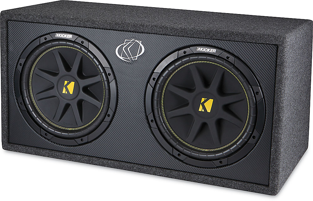 kicker dual 12 comp subwoofer enclosure