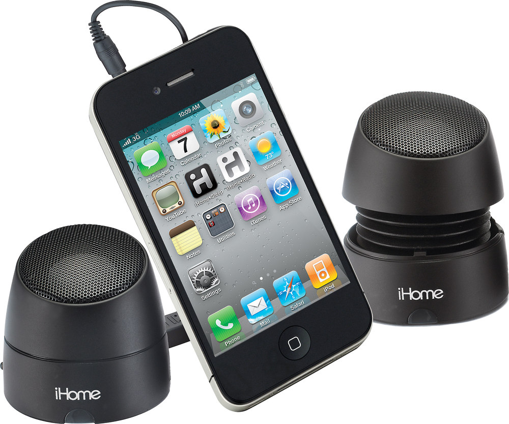 iHome iHM79 (Black) Rechargeable portable speakers at Crutchfield.com