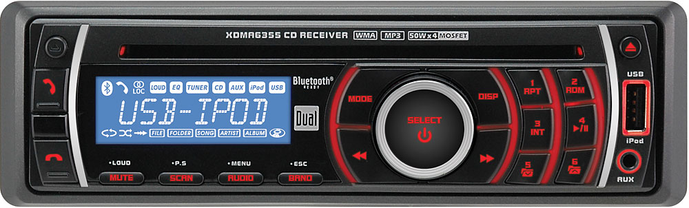 Dual XDMA6355 CD receiver - Accessories at Crutchfield.com
