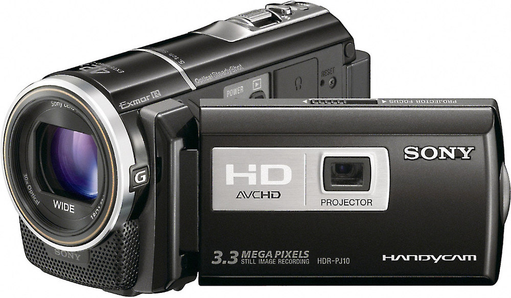 Sony Handycam® HDR-PJ10 HD Camcorder With 16GB Flash Memory And Built ...