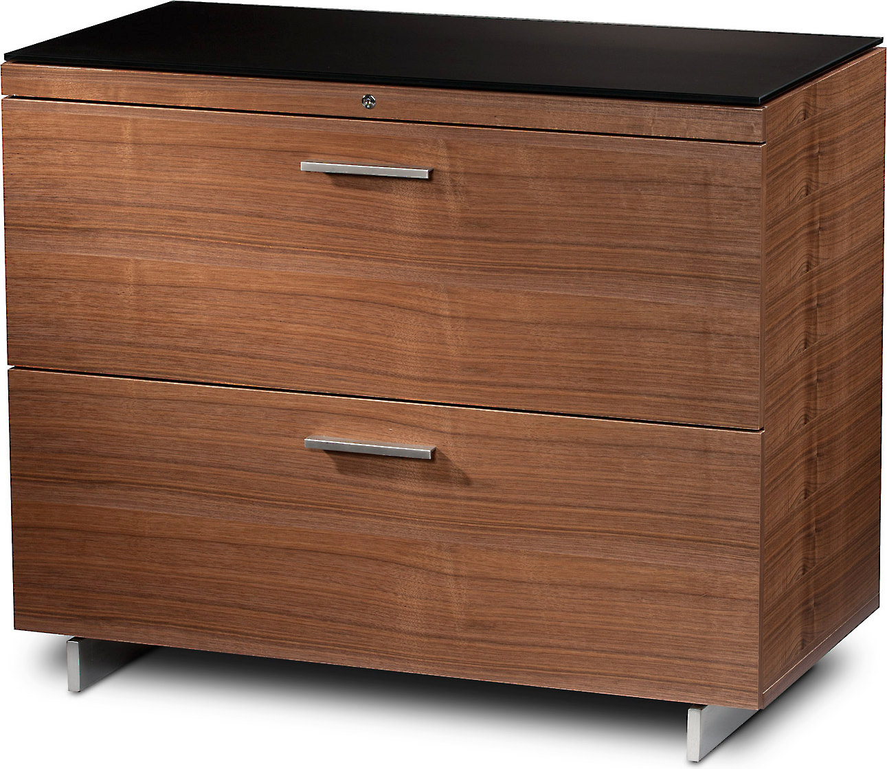 Bdi Sequel 6016 Walnut Lateral File Cabinet At Crutchfield