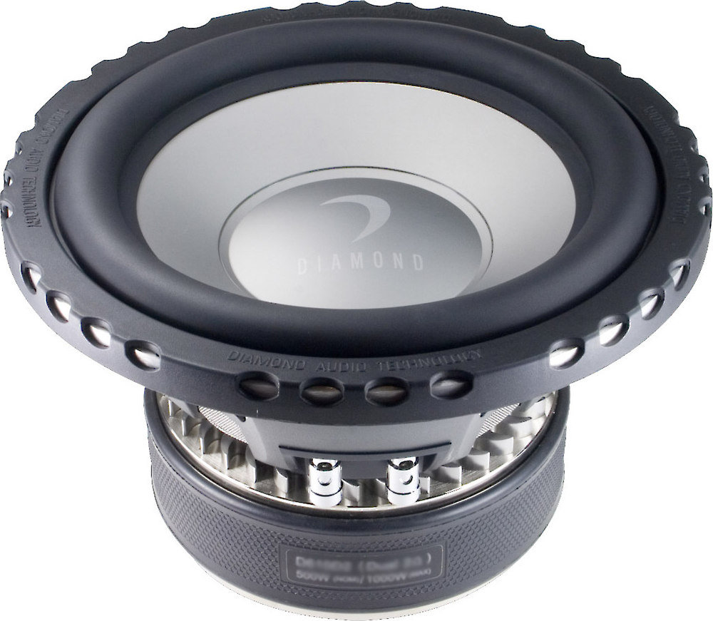 Diamond Audio D610D4 D6 Series 10" subwoofer with dual 4ohm voice