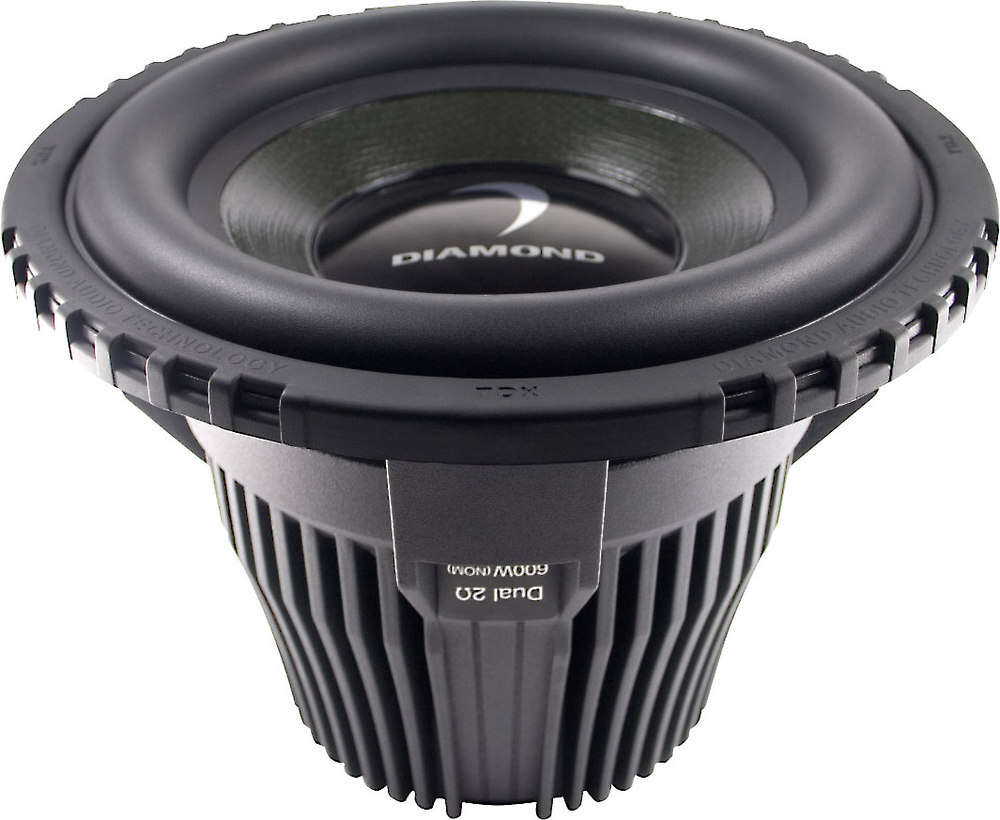 Diamond Audio HP10 HEX PRO Series 10" subwoofer with dual 2ohm voice