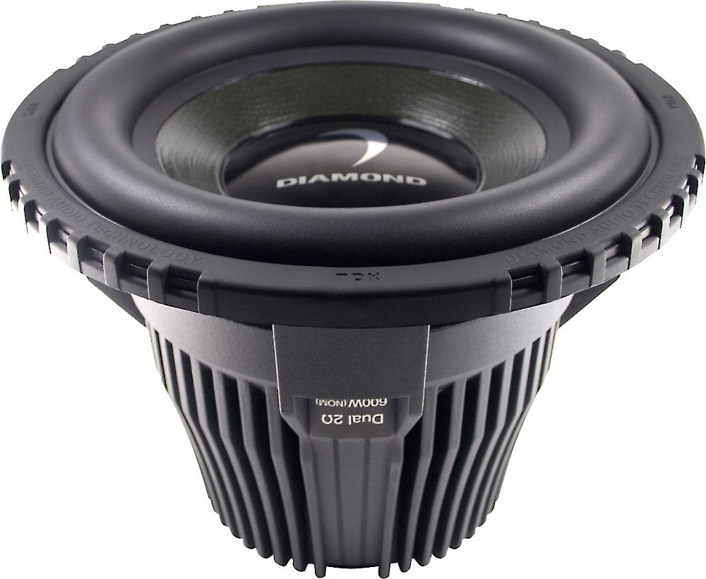 Diamond Audio HP12 HEX PRO Series 12" subwoofer with dual 2ohm voice