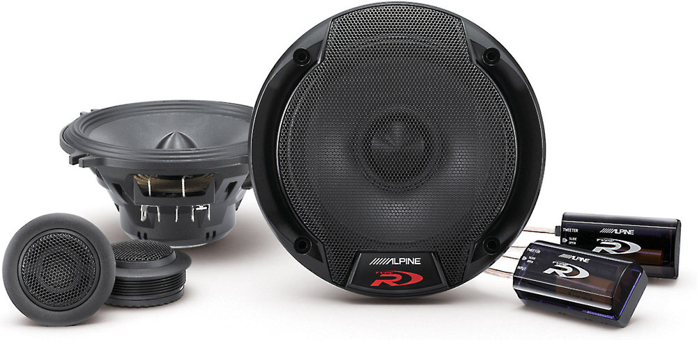 Alpine SPR-50C Type-R 5-1/4" component speaker system at Crutchfield.com