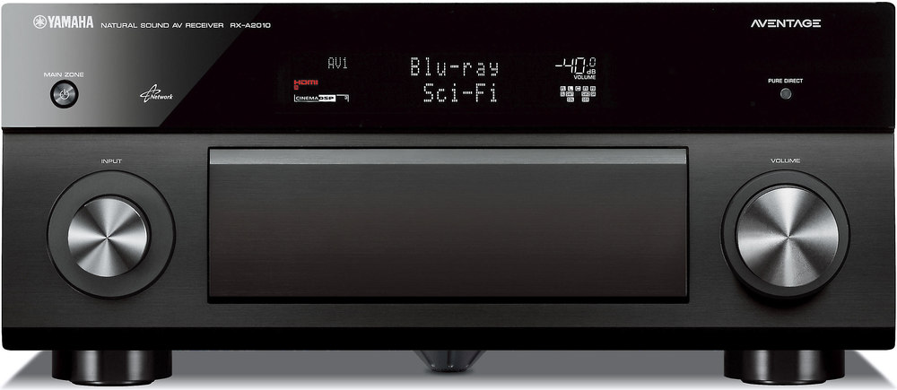 Yamaha RX-A2010 Home theater receiver with 3D-ready HDMI switching