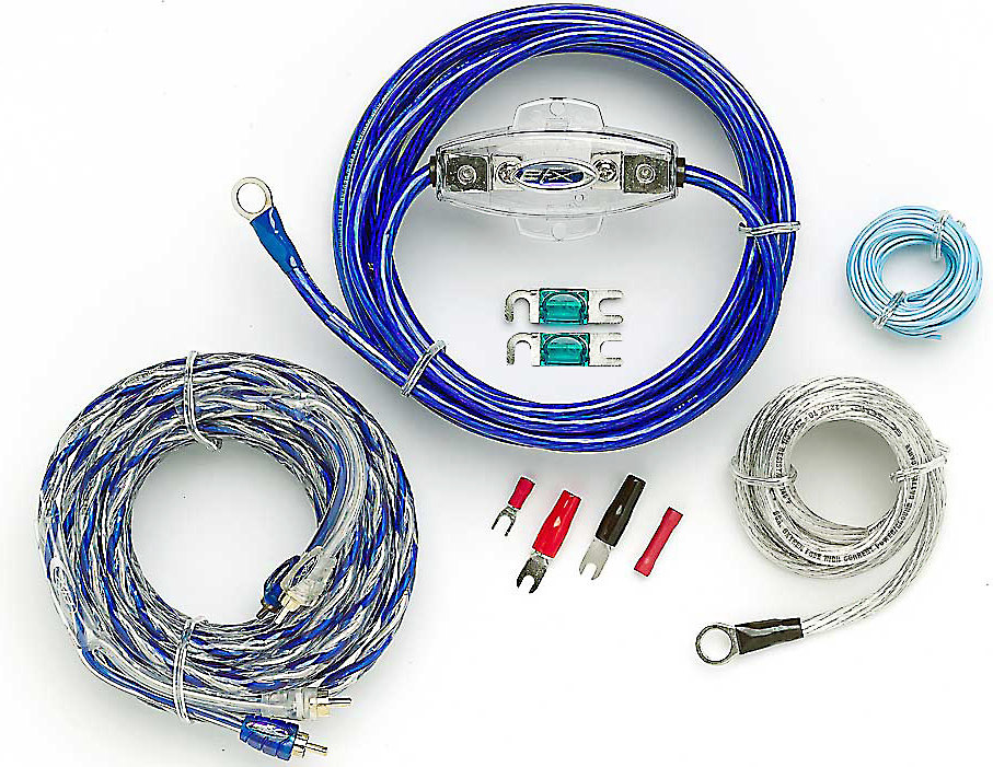 EFX 8-gauge Amplifier Wiring Kit Power and signal connections for your