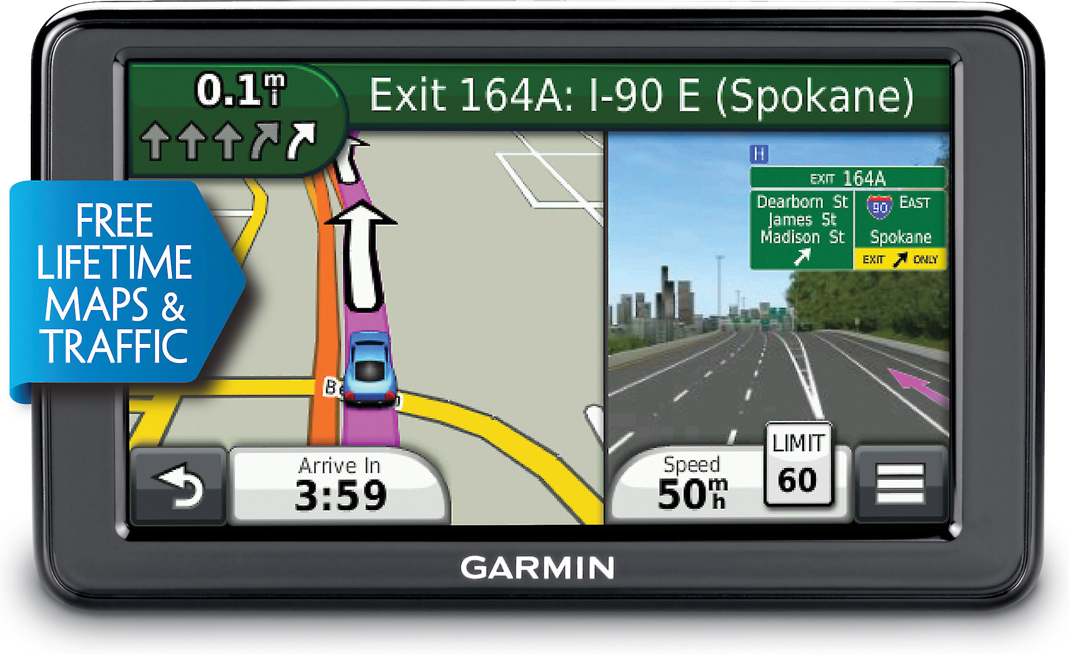 Customer Reviews: Garmin nüvi® 2555LMT Portable navigator with