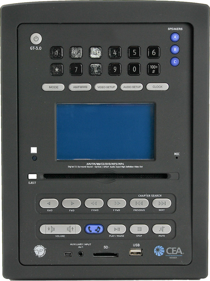 Concertone ZX800 DVD receiver at