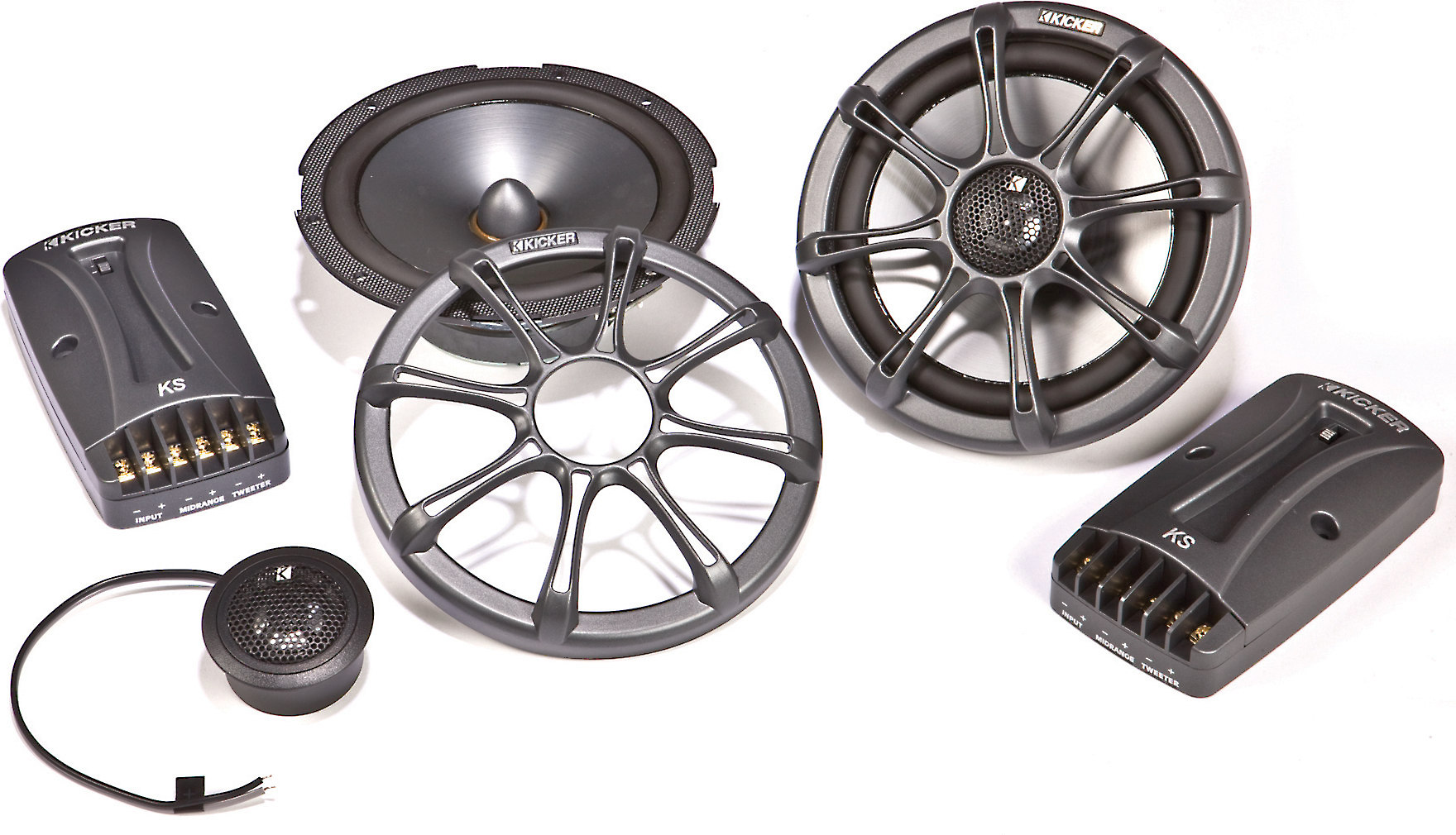 kicker ks series 6.5 component speakers