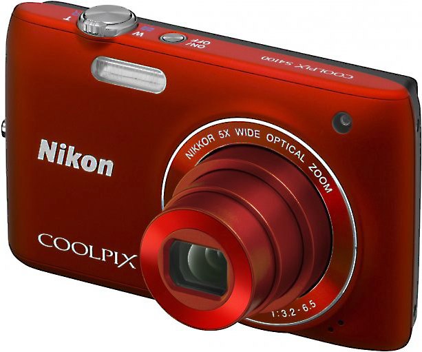 Nikon Coolpix S4100 (Red) 14megapixel digital camera with 5X optical