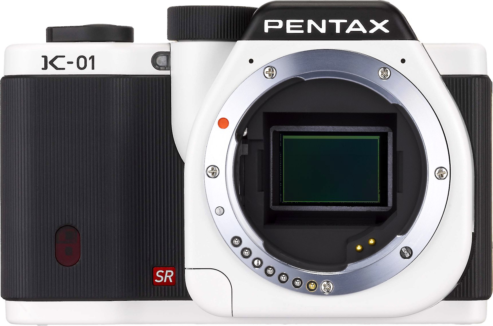 Pentax K 01 No Lens Included White 16 Megapixel Hybrid Interchangeable Lens Camera Body At Crutchfield