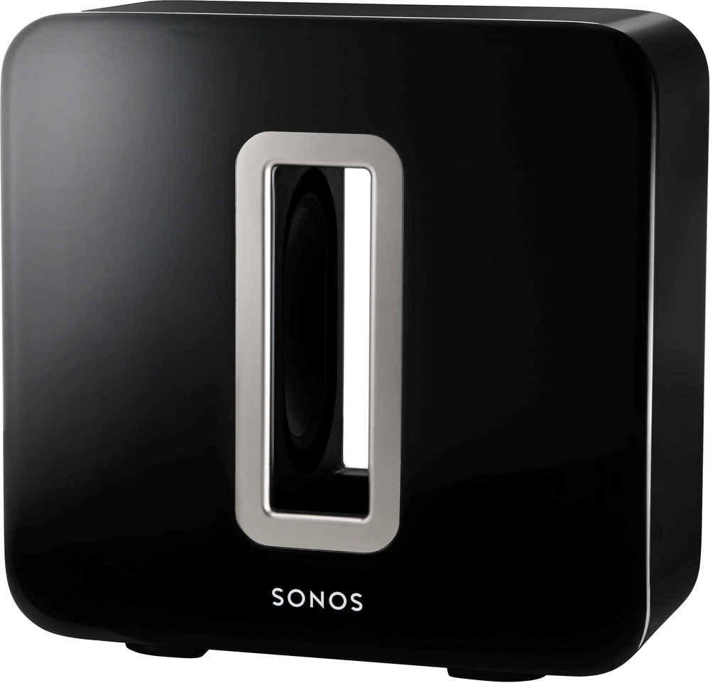 Sonos SUB (Glossy black finish) Wireless subwoofer for Sonos PLAYBAR, PLAY3, PLAY5, and