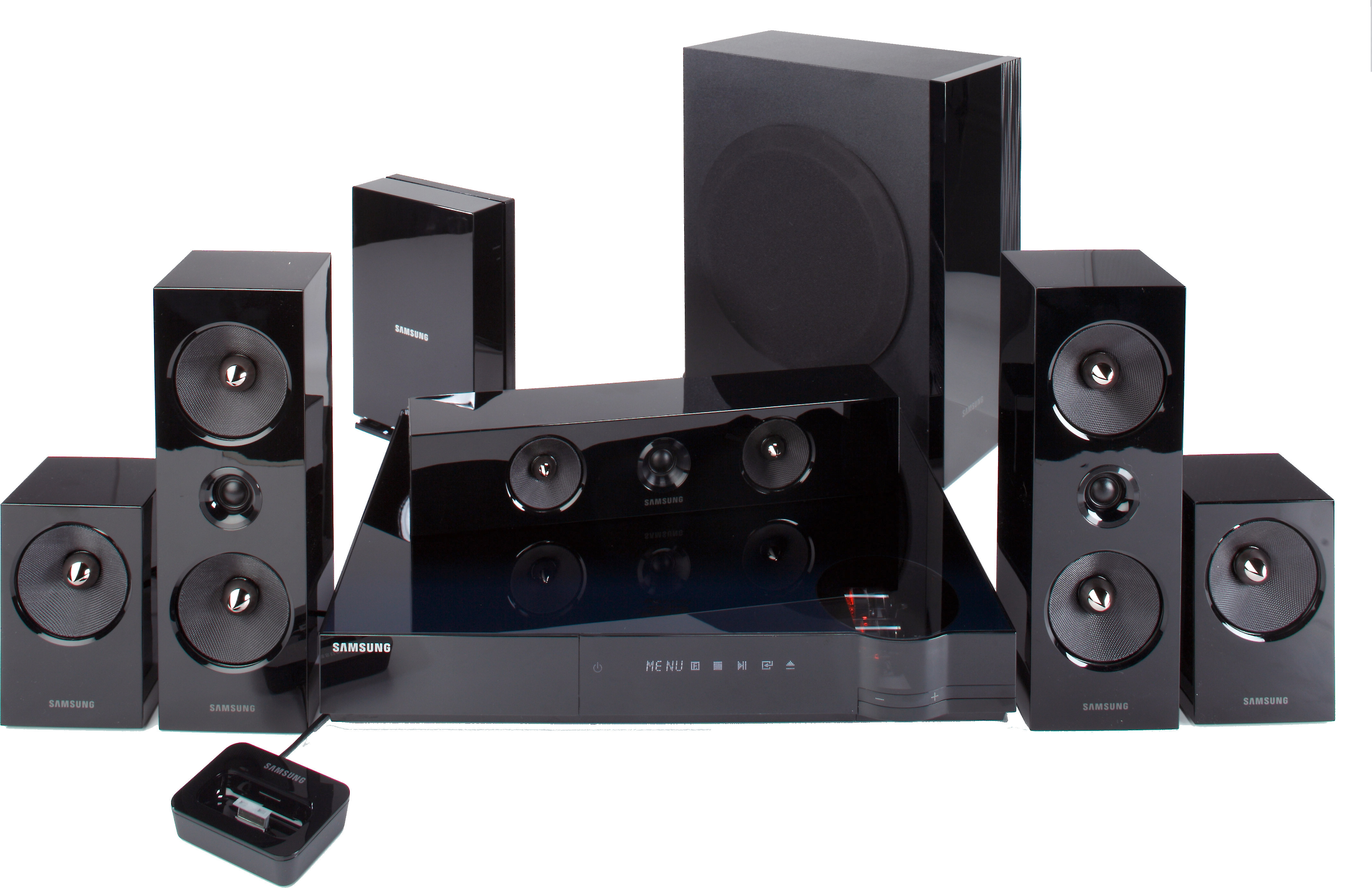 Samsung Ht E6500w 3d Ready Blu Ray 5 1 Home Theater System With Wi Fi And Wireless Rear Speakers At Crutchfield