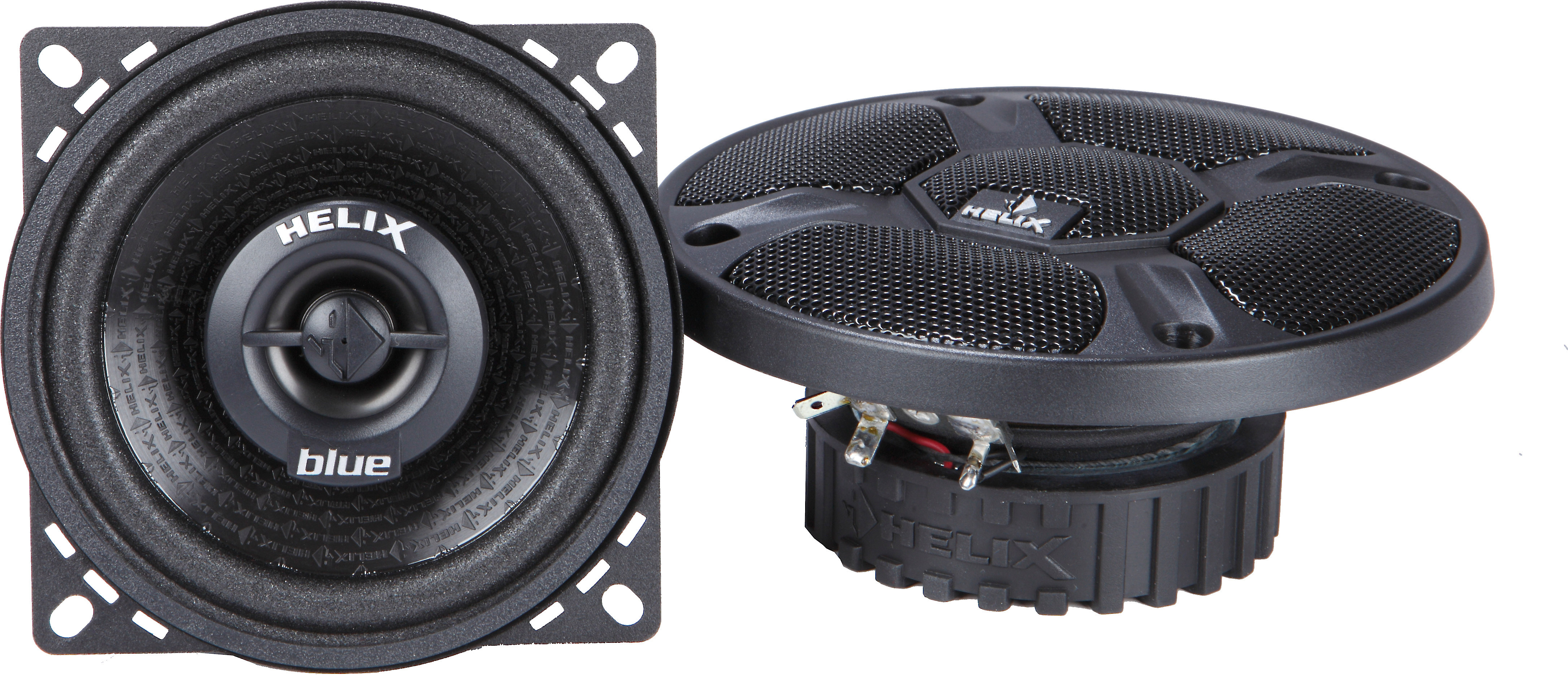2 HELIX 4/" SPEAKER COAXIAL COMPONENT PROTECTIVE GRILLS COVERS 1 PAIR