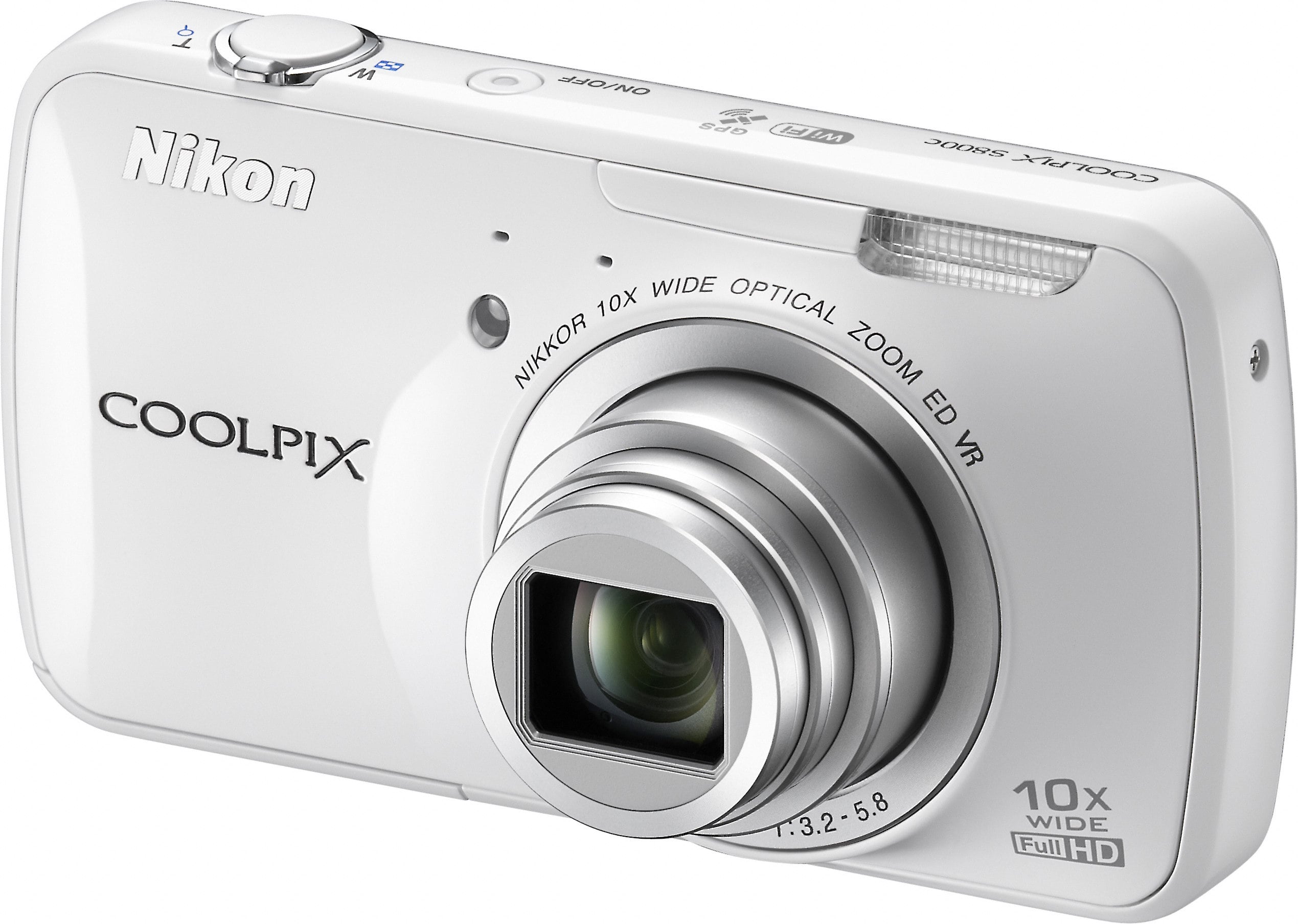 Customer Reviews: Nikon Coolpix S800c (White) 16-megapixel digital