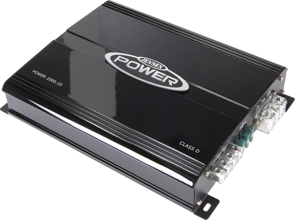 Jensen POWER 2000.1D Mono subwoofer amplifier — 900 watts RMS x 1 at 1 ...