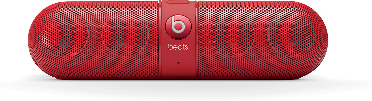 beats pill red light