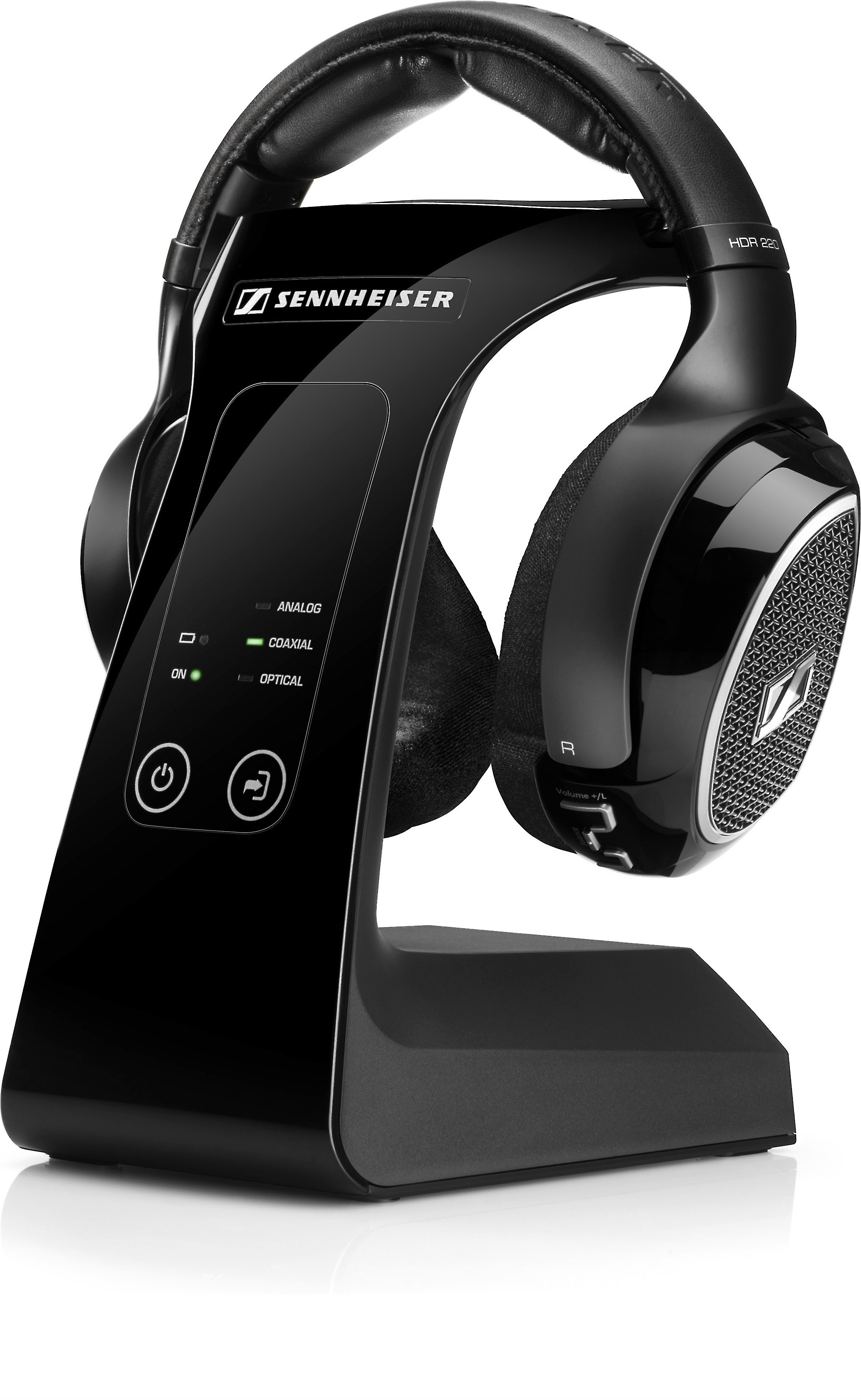 Sennheiser RS220 (Factory Refurbished) Wireless headphones with docking station at Crutchfield