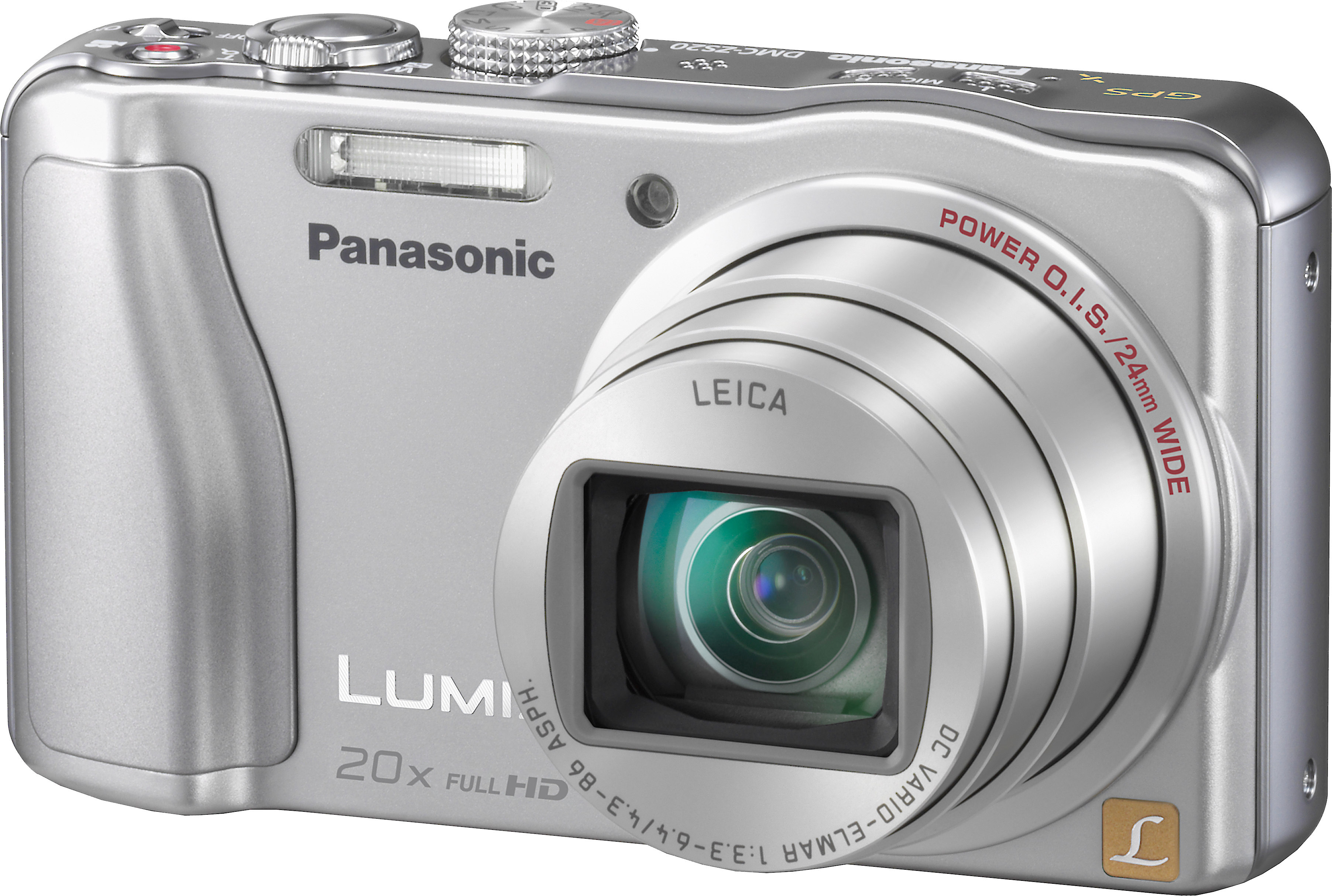 Panasonic Lumix DMC-ZS20 (Silver) 14.1-megapixel digital camera with ...