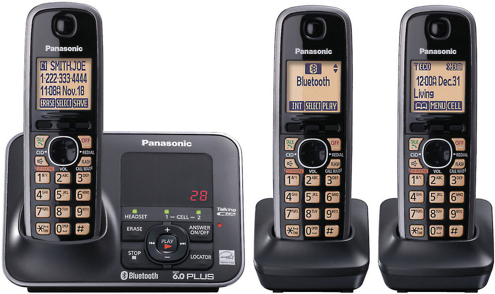 link to cell panasonic manual 96nkx-tg7621 fcc part 15 d / dect cordless telephone base user.