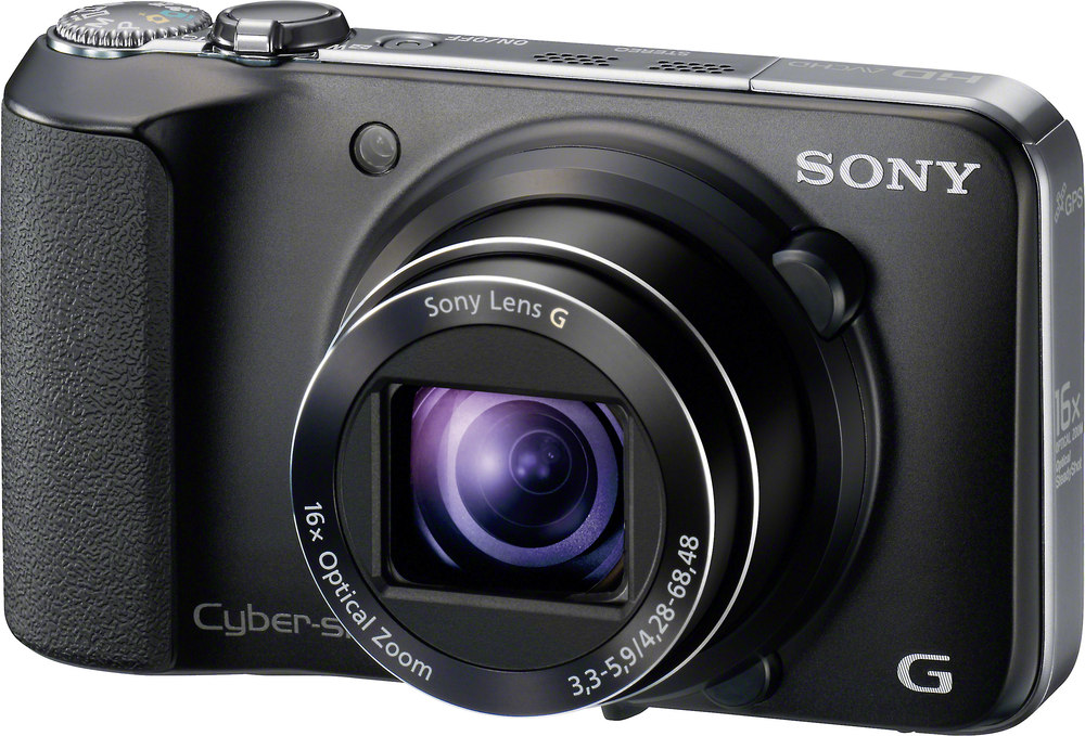 Sony Cyber-shot® DSC-HX10V (Black) 18.2-megapixel digital camera with 16X optical zoom and built
