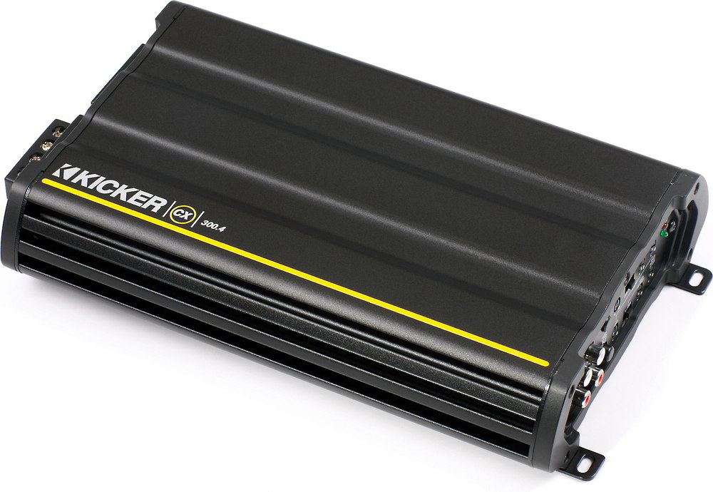 Kicker 12CX300.4 4channel car amplifier — 40 watts RMS x 4 at