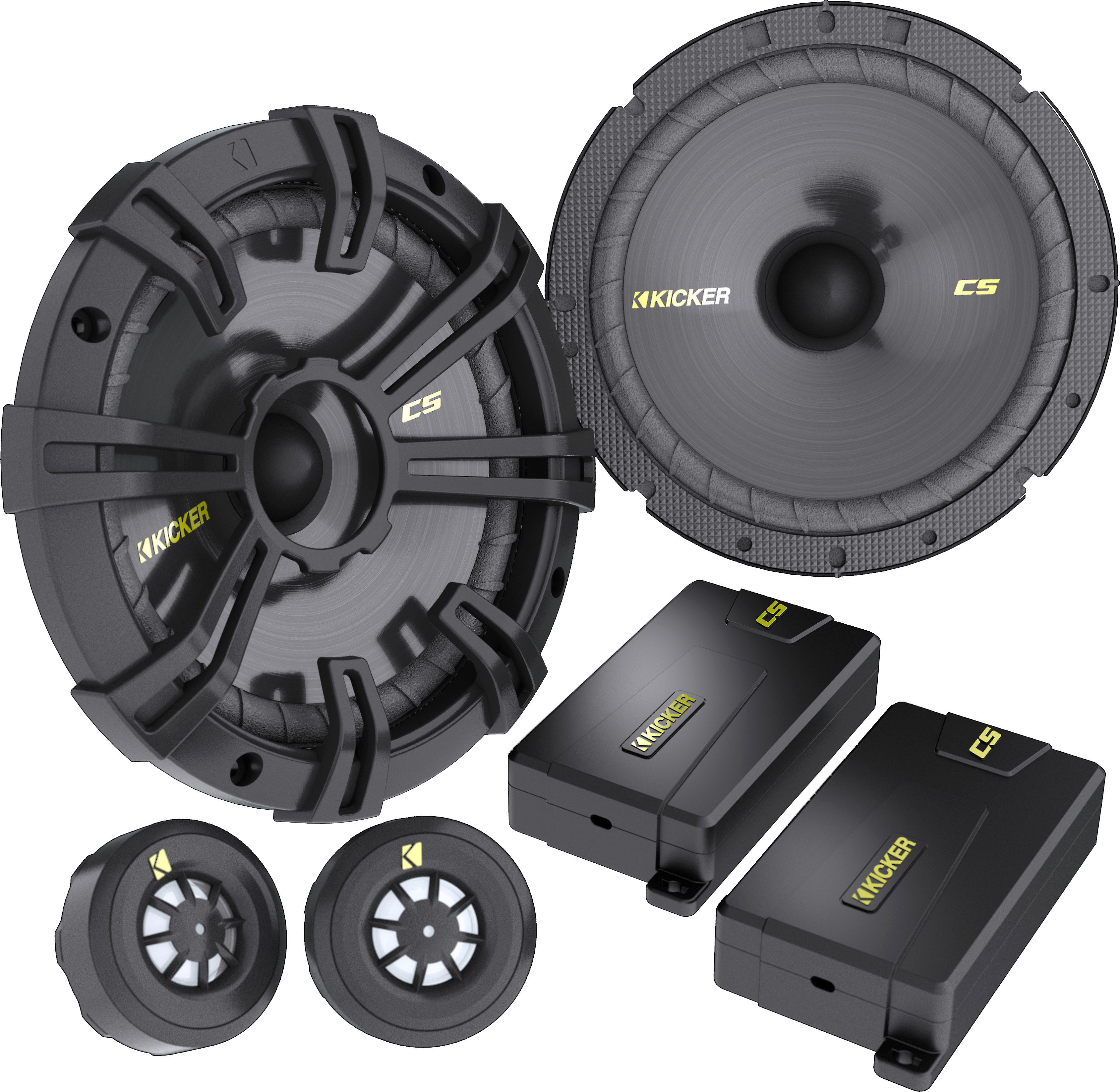 Kicker 40CSS674 63/4" component speaker system at Crutchfield