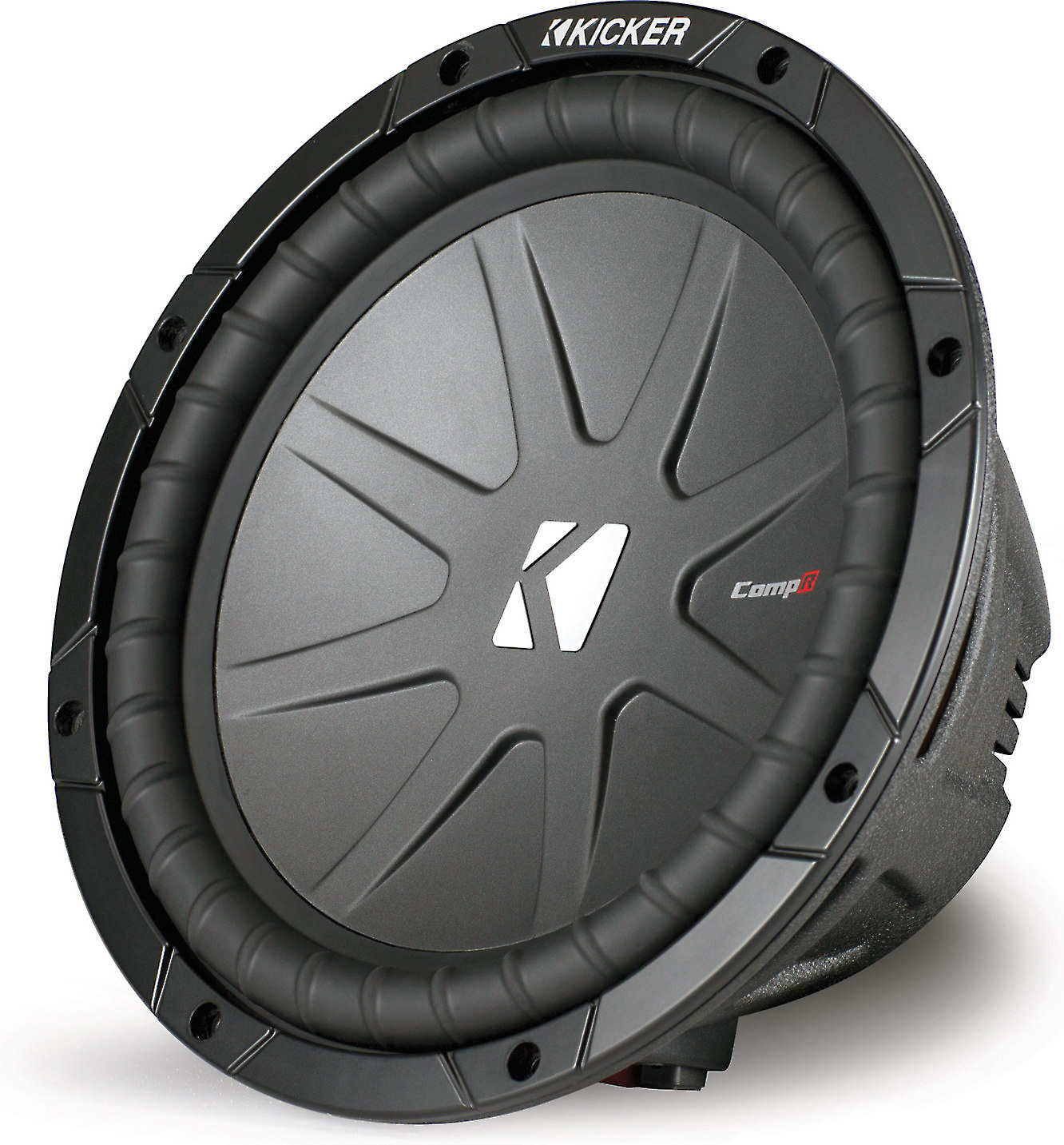 Kicker 40CWR104 CompR Series 10" subwoofer with dual 4ohm voice coils