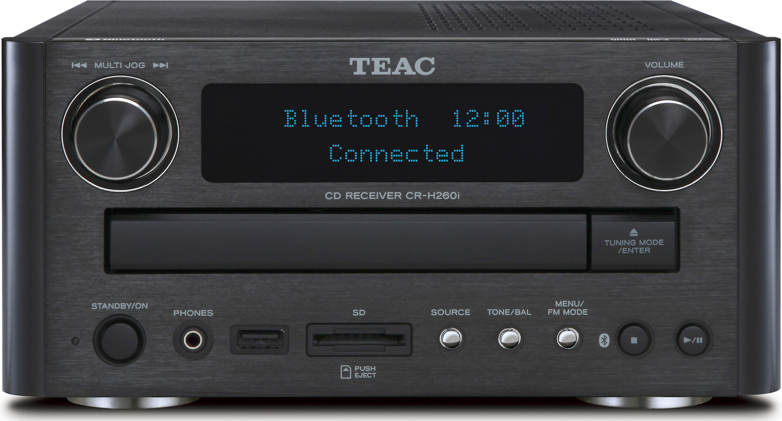 TEAC CRH260i Stereo receiver with builtin CD player and Bluetooth® at
